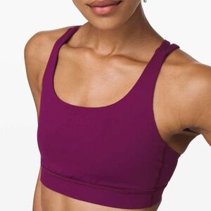 LULULEMON Marvel Energy Bra Luxtreme Active Training Workout‎ Sports Bra Size 4